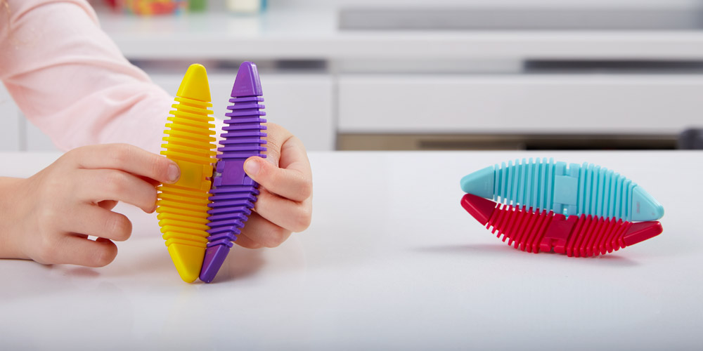 Zip-able: Press Magnaflex ridges against one another to zip two or more Magnaflex pieces together!