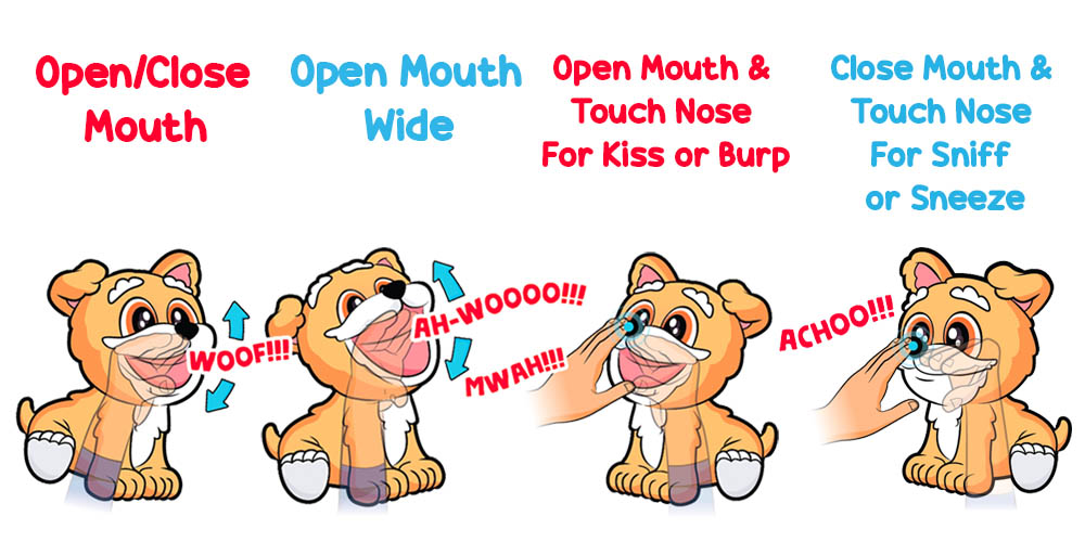 Learn all the fun ways to play with the Alive Jr. Play and Say Puppets